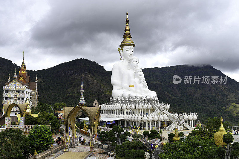 泰国碧查汶省Khao kho的Wat phasornkaew寺